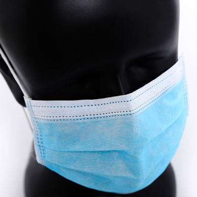 Outdoor 3 Ply 9" x 3.7" Disposable Medical Face Mask